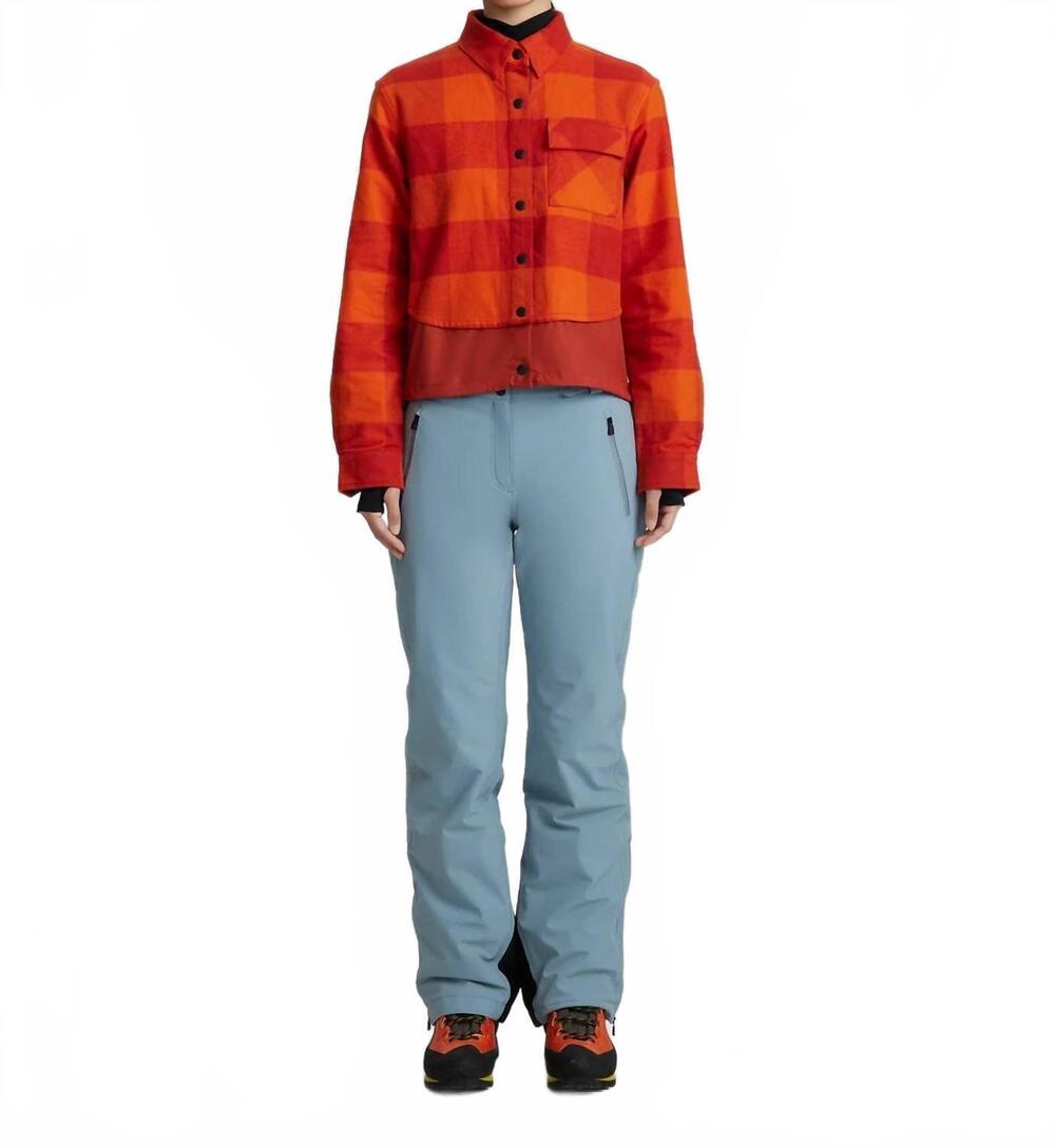 NEW AZTECH MOUNTAIN women's loge peak ski shirt in ski patrol multi